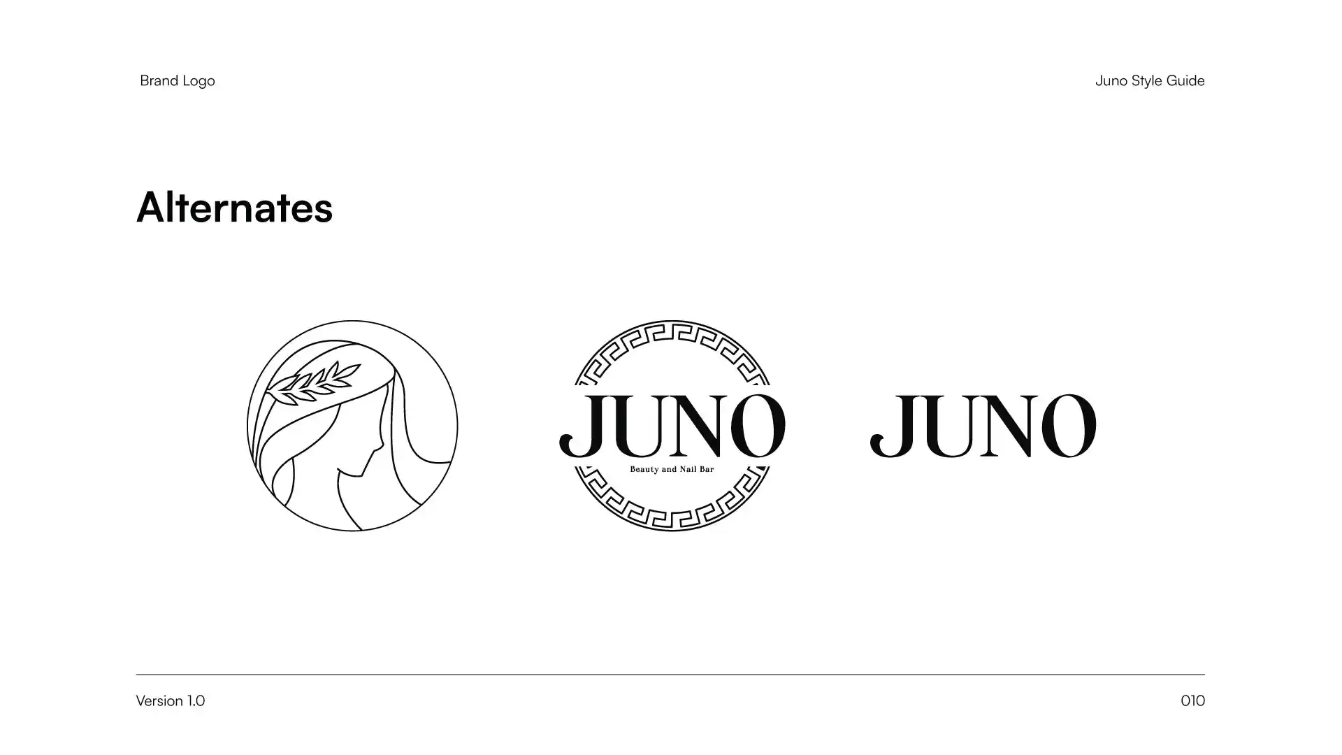 Juno Beauty and Nail Bar — case study slide