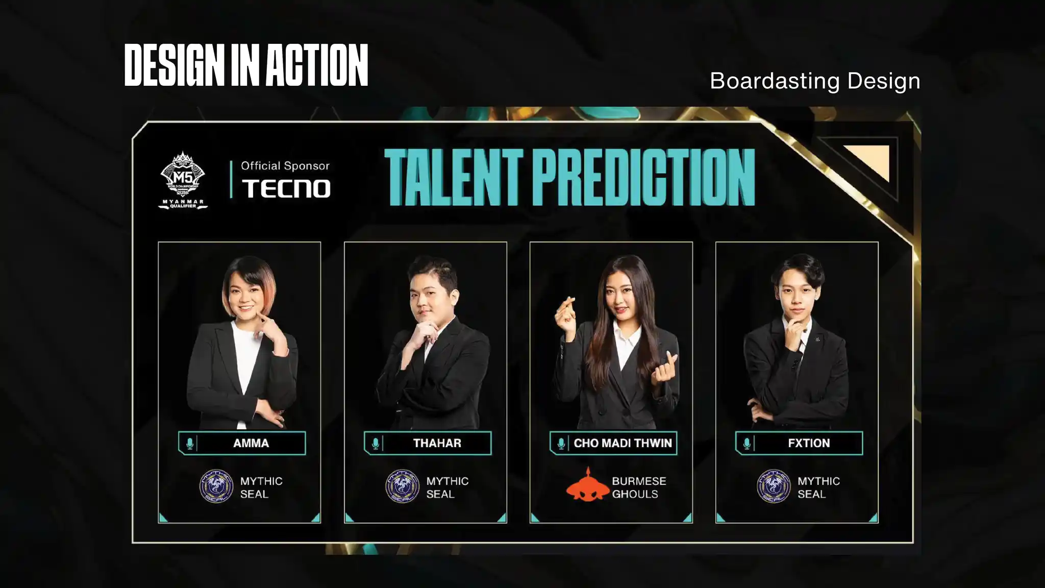 MLBB M5 Myanmar Qualifier — case study slide
